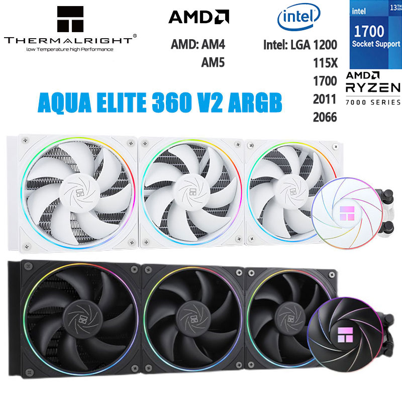 Thermalright AQUA ELITE 360 V2 - Aio Liquid Cooler recension och pris